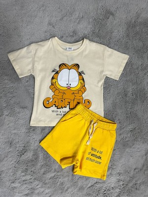 Lolipop Kids Store Garfield Şortlu Takım