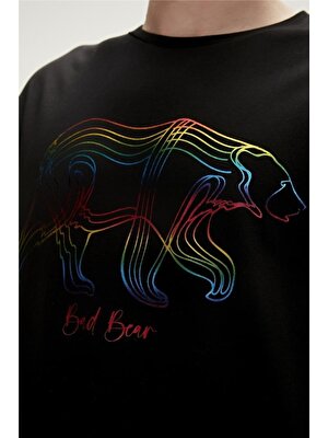 Bad Bear Walkıng Bad Tişört Oversize Siyah 23.0 07.016 Xxl - Siyah