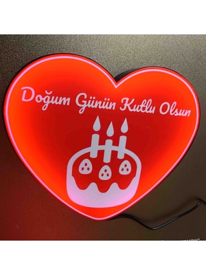 Kamer Doğum Günün Kutlu Olsun LED Işıklı Kutu