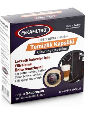 Kafiltro Nespresso Kahve Makinesi Temizleme Deterjanı