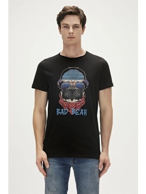 Bad Bear RECKLESS T-SHIRT KREM Erkek T-Shirt 23.01.07.010-C01