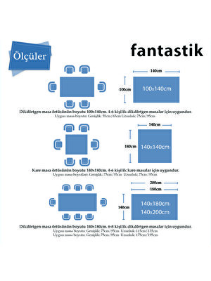 Fantastik Elyaf Astarlı Pvc Masa Örtüsü 100 x 140 cm  Silinebilir Sıvı Geçirmez Leke Tutmaz Çiçek Gül