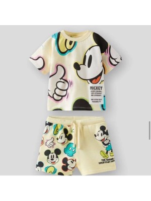 Lolipop Kids Store Mickey Mause Unisex Tişört Şort Takım