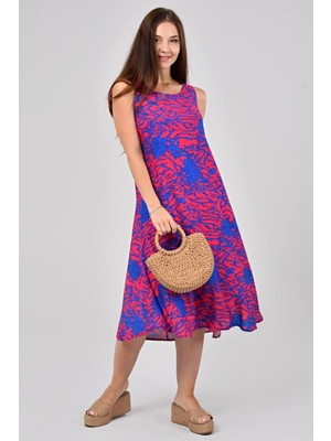 Likapa Yazlık Askılı Viskon Elbise 2691