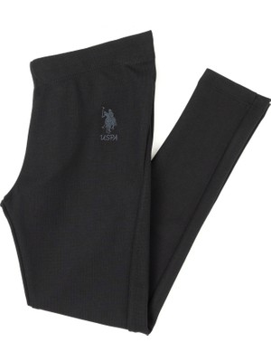 U.S. Polo Assn. Kız Çocuk Siyah Eşofman Altı 50274531-VR046