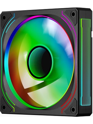 Gamepower Glacia 120 Infinity Argb Fan 120 mm Gökkuşağı Aydınlatma ile Üstün Hava Akışı