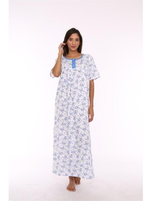 Seva Anne Gecelik, Hastane Geceliği Uzun Boydan Bileğe Kadar Namaz Elbisesi 140CM Rahat Kalıp