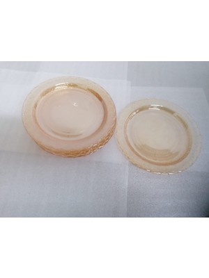 Yrn Dekoratif Tabak Kase 6 Adet Pasta Tabağı