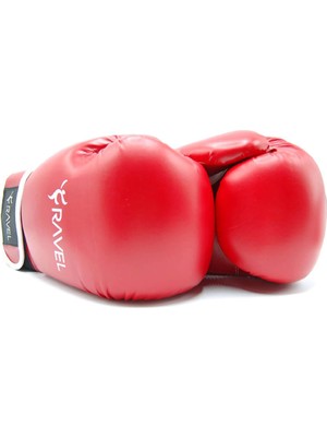 Nidage Kırmızı Fighter Deluxe Pu Dura-Strong Kırmızı Boks Eldiveni Plastik