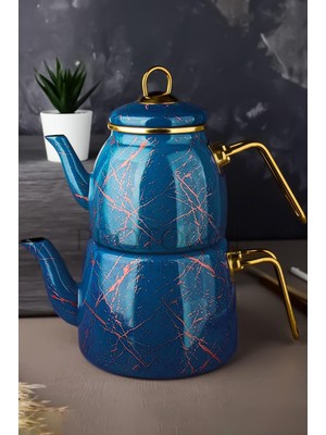 Protocol London Lüks Elite Class Kırık Mermer Çaydanlık Takımı / Özel Tasarım Serisi