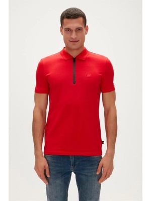 Bad Bear Cord Polo Parlak Kırmızı