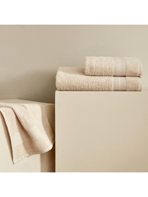 Karaca Home Soft Touch  Pamuk 30X50 cm Havlu Bej
