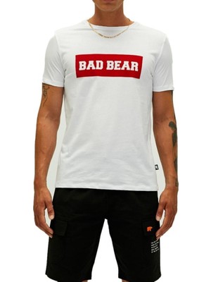 Bad Bear Flog T-Shırt Beyaz Erkek T-Shirt 22.01.07.013-C04