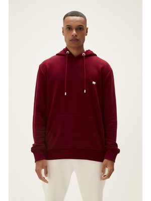 Bad Bear Long Story Hoodıe Bordo Erkek Sweatshirt 22.02.12.034-C65