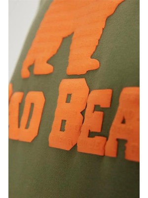 Bad Bear Logo Crewneck Erkek Sweatshirt