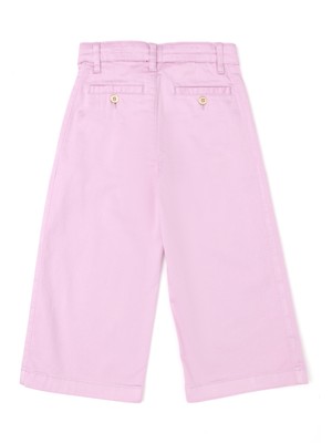 U.S. Polo Assn. Kız Çocuk Pembe Pantolon (Kanvas-Chino) 50282935-VR041