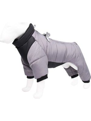 Chadconnelly Yansıtıcı Su Geçirmez Kalınlaştırılmış Dört Bacaklı Köpek Giysileri (Yurt Dışından)