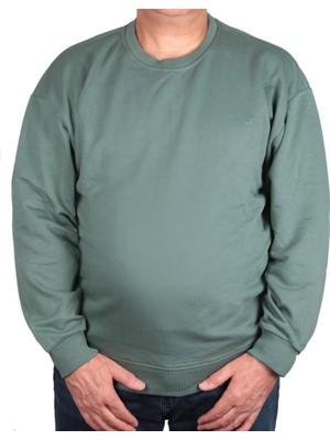 Cazador 5048 Erkek 3 Iplik Bisiklet Yaka Sweat