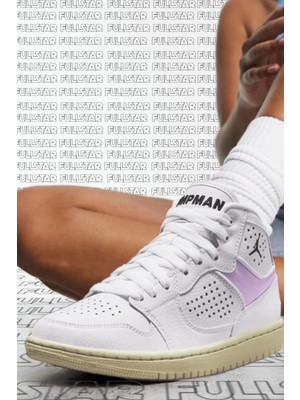 Nike Jordan Access Gs Leather Unisex Sneaker White Hakiki Deri Bilekli Jordan Spor Ayakkabı