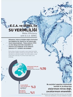 E.C.A Eca Nita 3 Akışlı Arıtıcı Mutfak Eviye Bataryası Su Arıtma Bağlantılı 102118350