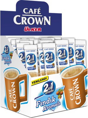 Cafe Crown 2'si 1 Arada Fındıklı 11 Gr. x 24 Adet