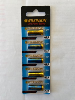 Wılkınson A23 Alkalin Pil LR23 12V 5'li Paket