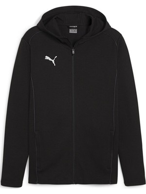 Puma Teamfinal Casuals Hooded Erkek Futbol Ceketi 65852803 Siyah