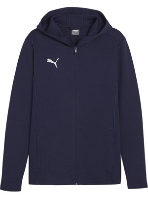 Puma Teamfinal Casuals Hooded Erkek Futbol Ceketi 65852806 Lacivert
