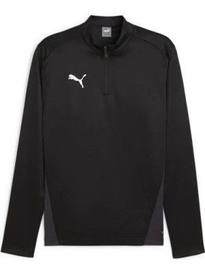 Puma Teamgoal Training 1/4 Zıp Top Erkek Futbol Antrenman Sweatshirts 65862903 Siyah
