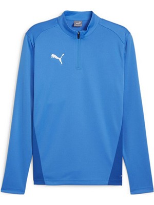 Puma Teamgoal Training 1/4 Zıp Top Erkek Futbol Antrenman Sweatshirts 65862902 Mavi