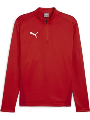 Puma Teamgoal Training 1/4 Zıp Top Erkek Futbol Antrenman Sweatshirts 65862901 Kırmızı