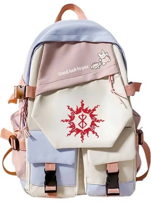 Yuying Shop SIYAH10 Tarzı Anime Berserk Sırt Çantası Okul Kitap Çantası Kadın Erkek Unisex Hediye Schoolbag Serin Kız Erkek Çocuklar Için Büyük Kapasiteli Çanta (Yurt Dışından)