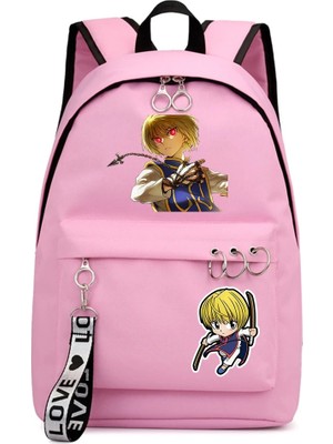 Yuying Shop No.21 Stili Anime Hunter Hunter Sırt Çantası Erkek Kız Okul Çantası Packsack Zip Sırt Çantası Omuzlar Moda Laptop Çantası Genç Öğrenci Sırt Çantası Hediye (Yurt Dışından)