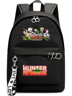 Yuying Shop No.21 Stili Anime Hunter Hunter Sırt Çantası Erkek Kız Okul Çantası Packsack Zip Sırt Çantası Omuzlar Moda Laptop Çantası Genç Öğrenci Sırt Çantası Hediye (Yurt Dışından)