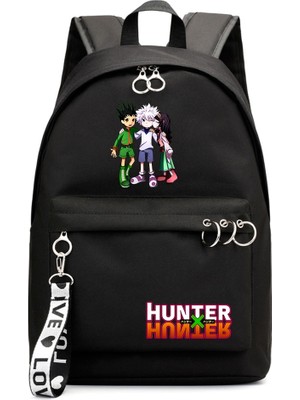 Yuying Shop No.21 Stili Anime Hunter Hunter Sırt Çantası Erkek Kız Okul Çantası Packsack Zip Sırt Çantası Omuzlar Moda Laptop Çantası Genç Öğrenci Sırt Çantası Hediye (Yurt Dışından)