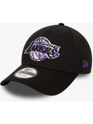 New Era Los Angeles Lakers Siyah Şapka.-