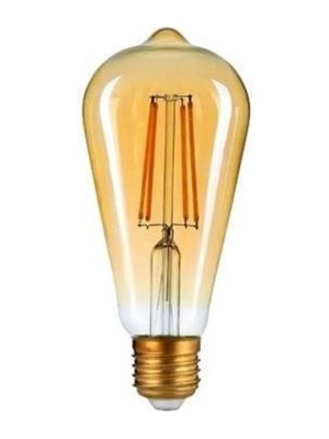 Linway Rustik LED Fılament Ampul Amber 4W