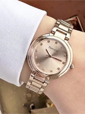 Ferrucci  Kadın Metal Kordon Kol Saatİ