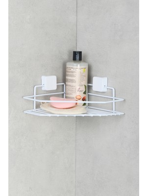 Hagen Paslanmaz Plastik Kaplama Köşelik Beyaz