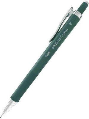 Faber-Castell Edge Yeşil Versatil Kalem 0.7 mm Kauçuk Tutma Yeri ile Ergonomik Tasarım