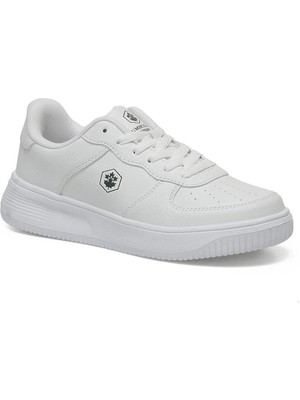 Lumberjack Fınster Wmn 4fx Beyaz Kadın Sneaker Düz Tabanlı Deri Malzeme ile Şık Tasarım