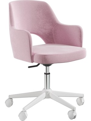 Meltem Kids Fiona Genç Odası Amortisörlü Tekerlekli Çalışma Sandalyesi (Pudra (3010))