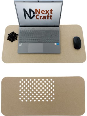 Next Craft Çalışma Masası Düzenleyici Keçe Bilgisayar Mouse Pedi Masa Üstü Düzenleyici Mat 70X32 cm