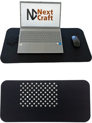 Next Craft Çalışma Masası Düzenleyici Keçe Bilgisayar Mouse Pedi Masa Üstü Düzenleyici Mat 70X32 cm