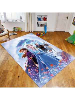 Viyana Home Dijital Baskılı Kaymaz Taban Yıkanabilir Çocuk Odası Oyun Halısı, V-Çocuk-42-Renkli,