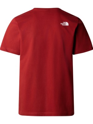 The North Face M S/s Easy Tee Erkek Kırmızı Giyimtshirt NF0A87N5POJ1