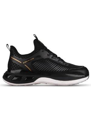 M.P. Swiftrunner Pro 5.0 Erkek Bağcıklı Siyah Yürüyüş Ayakkabısı