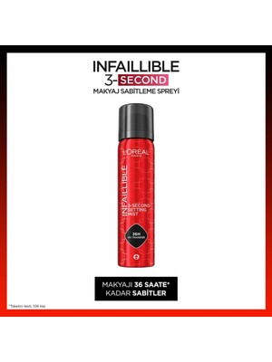 L'Oréal Paris Infaillible 3-Second Makyaj Sabitleme Spreyi