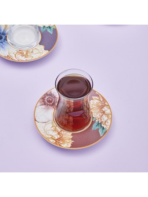 Karaca Serra 6 Kişilik 12 Parça Çay Seti