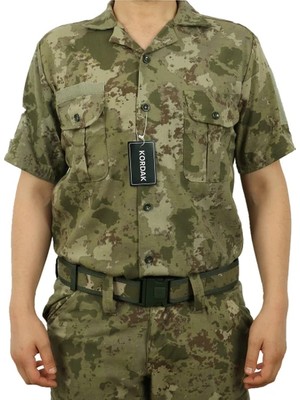 Kordak Asker Kolisi Kısa Kol Yazlık Askeri Gömlek - Asker Gömleği